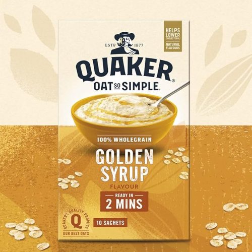 Quaker Oat So Simple Golden Syrup Porridge 10x36g, 360g
