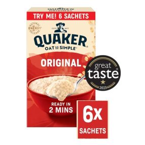 Quaker Oat So Simple Original Porridge 6x27g, 162g