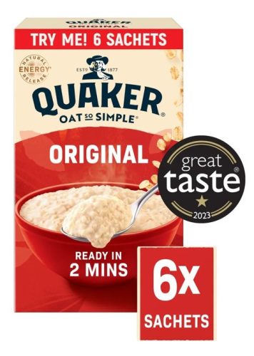 Quaker Oat So Simple Original Porridge 6x27g, 162g