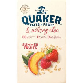 Quaker Oat Nothing Else Summer Fruits Porridge 8x33g, 264g