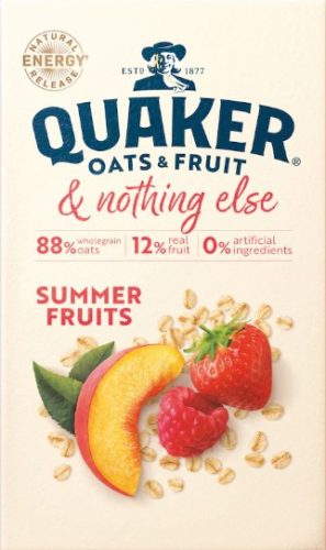 Quaker Oat Nothing Else Summer Fruits Porridge 8x33g, 264g