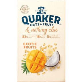 Quaker Oat Nothing Else Exotic Fruits Porridge 8x33g, 264g