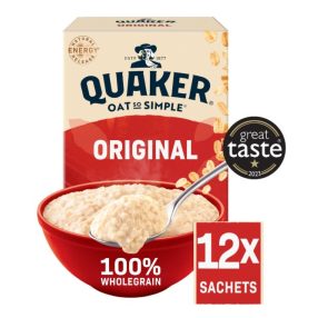 Quaker Oat So Simple Original Porridge 12x27g, 324g