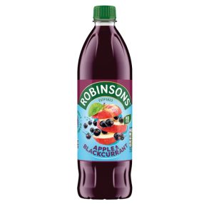   Robinsons Apple&Blackcurrant Szörp hozzáadott cukor nélkül, 1l