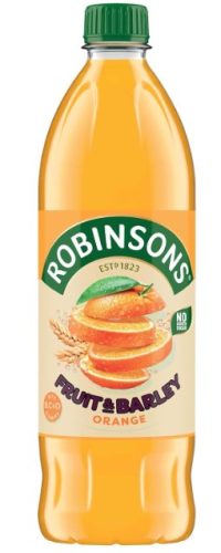 Robinsons Orange Fruit&Barley Szörp hozzáadott cukor nélkül, 1l