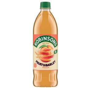   Robinsons Peach Fruit&Barley Szörp hozzáadott cukor nélkül, 1l