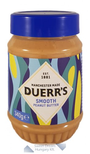 Duerr's Peanut Butter Smooth Mogyoróvaj 340g