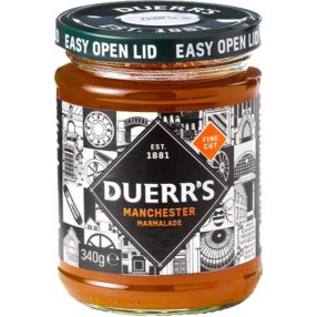   Duerr's Manchester Fine Cut Marmalade Narancslekvár 340g