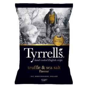   Tyrrell's Black Truffle&Sea Salt Burgonyachips szarvasgombával 135g