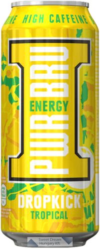 PWR-BRU Energy Dropkick Tropical Energiaital 500ml