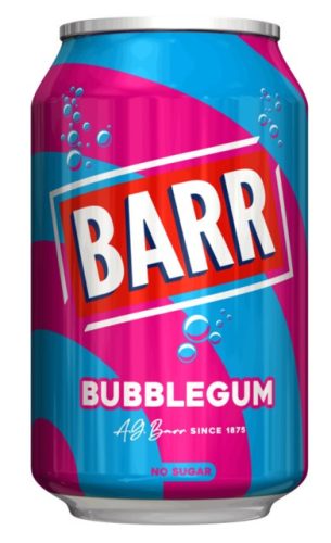 BARR Bubblegum Rágógumi ízű szénsavas üdítő 330ml