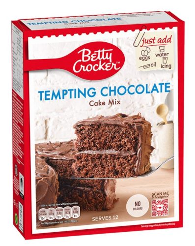 Betty Crocker Tempting Chocolate Cake Mix Süteménypor 425g