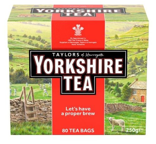 Yorkshire Fekete Tea 80 filter 250g