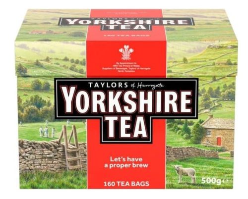 Yorkshire Fekete Tea 160 filter 500g