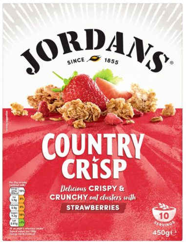 Jordans Country Crisp Strawberries Granola eperrel 450g