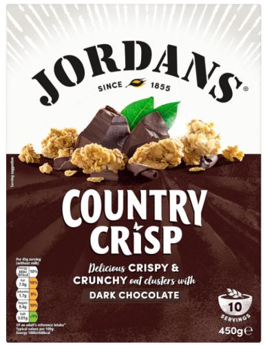 Jordans Country Crisp Dark Chocolate Granola étcsokoládéval 450g
