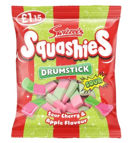 Swizzels Squashies Drumstick Sour Cherry & Apple 120g