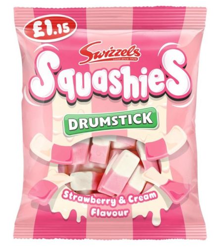 Swizzels Squashies Drumstick Strawberry & Cream 120g