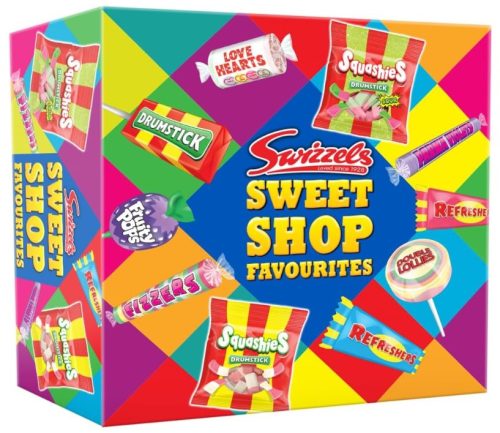 Swizzels Sweet Shop Cukorka válogatás karton dobozban 500g