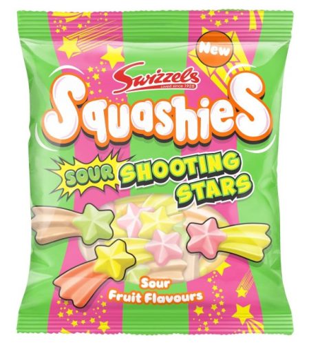Swizzels Squashies Sour Shooting Stars 100g