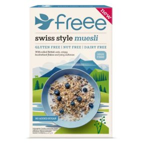   Freee Swiss Style Muesli Müzli hozzáadott cukor nélkül, gluténmentes 450g