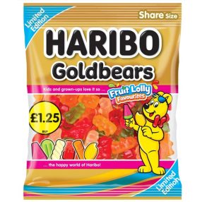 Haribo Goldbears Fruit Lolly 140g