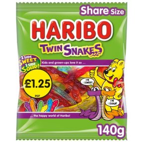 Haribo Twin Snakes 140g