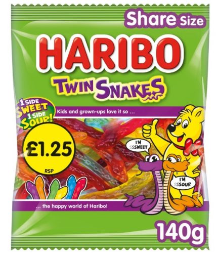 Haribo Twin Snakes 140g