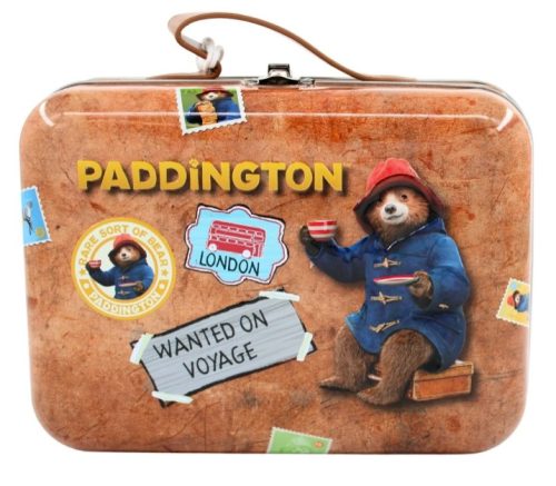 Paddington Suitcase Shortbread&Tea Fémdoboz keksszel és teával 275g