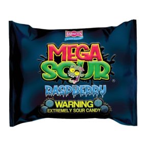 Mega Sour Barnetts Raspberry Candy 104g