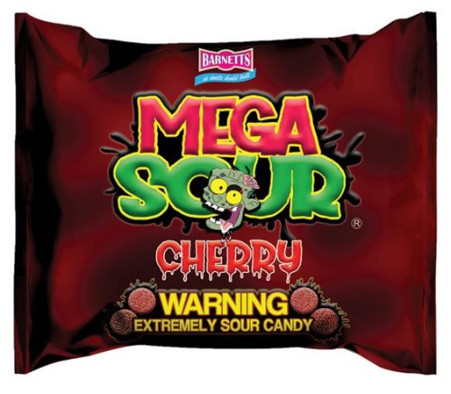 Barnetts Mega Sour Cherry Candy 104g