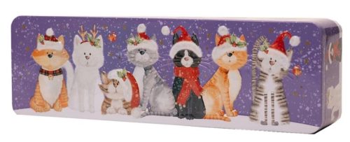 Farmhouse Biscuits Xmas Cats Tin 225g