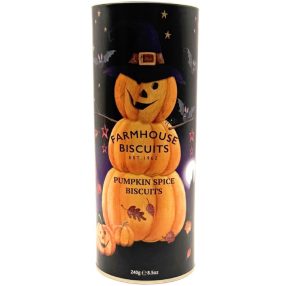 Farmhouse Biscuits Pumpkin Tube Pumpkin Spice Biscuits 240g