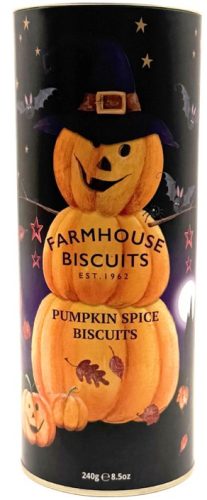 Farmhouse Biscuits Pumpkin Tube Pumpkin Spice Biscuits 240g