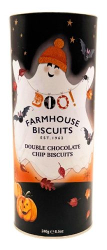 Farmhouse Biscuits Ghost Tube Double Chocolate Chip Biscuits 240g