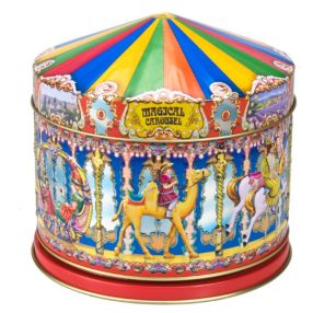   Churchill's Carousel Musical Vaníliás Fudge (vajkaramella) fémdobozban 300g