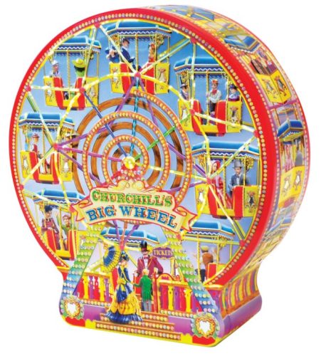 Churchill's Big Wheel Vajas keksz fémdobozban 150g