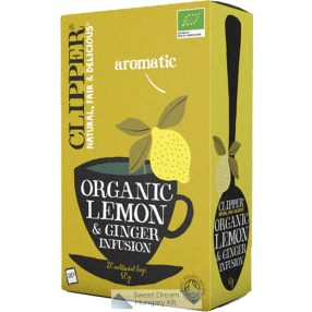   Clipper Lemon Ginger Citrom-gyömbér gyümölcstea 20 filter 50g