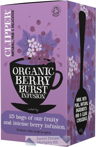 Clipper Bio Berry Burst Gyümölcstea 25 filter, 62,5g