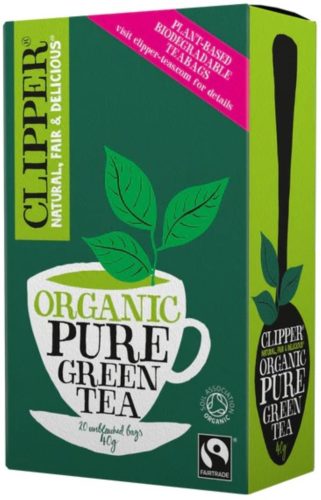 Clipper Organic Pure Green Tea, 20 filter, 40g