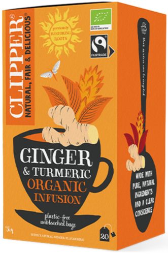 Clipper Organic Ginger & Turmeric infusion, 20 filter, 36g