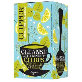   Clipper Cleanse Citrus Nettle&Fennel Bio gyümölcstea, 20 filter, 44g