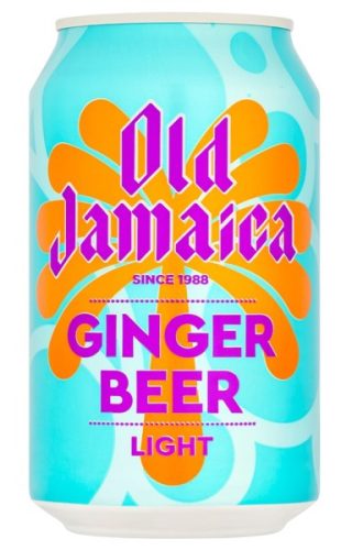 Old Jamaica Ginger Beer Light Gyömbéres, cukormentes szénsavas üdítő édesítőszerrel 330ml