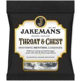 Jakemans Throat&Chest Erős mentolos cukorka 73g