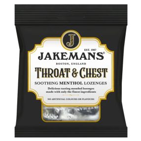 Jakemans Throat&Chest Erős mentolos cukorka 73g