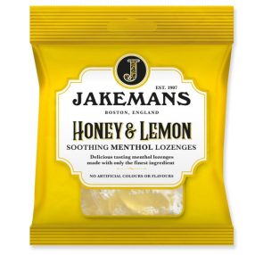 Jakemans Honey&Lemon Mézes-citromos mentolos cukorka 73g