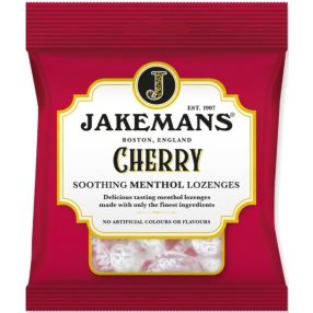Jakemans Cherry Cseresznyés mentolos cukorka 73g