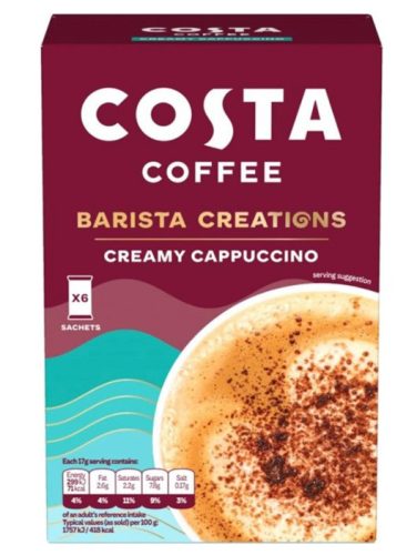 Costa Coffee Barista Creamy Cappuccino (6x17g) 102g