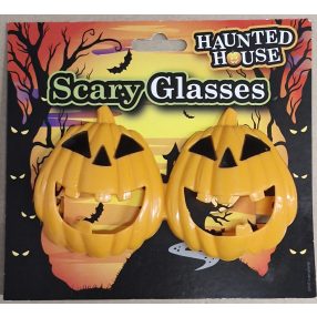 Haunted House Scary Glasses Pumpkin Halloween szemüveg tök