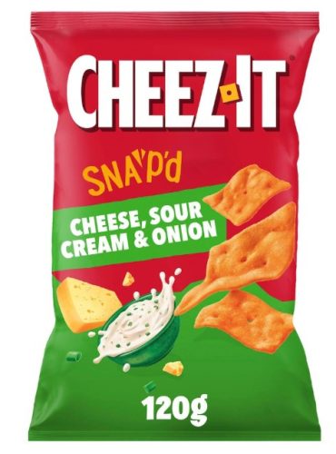 Cheez-It Cheese, Sour Cream & Onion Sajtos keksz 120g
